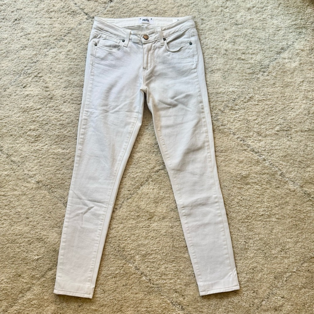 Paige White Verdugo Ultra Skinny Jeans